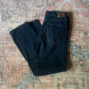 Bullhead Rincon Straight Leg Mens Jeans 31x32 Dark Blue NWOT